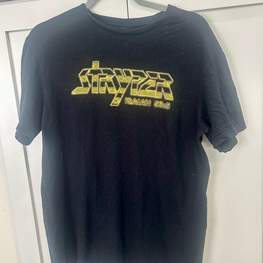 Gildan Stryper rock metal band concert T-shirt, size medium
